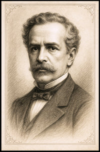 Vintage Portrait in Sepia Poster PosterGoat