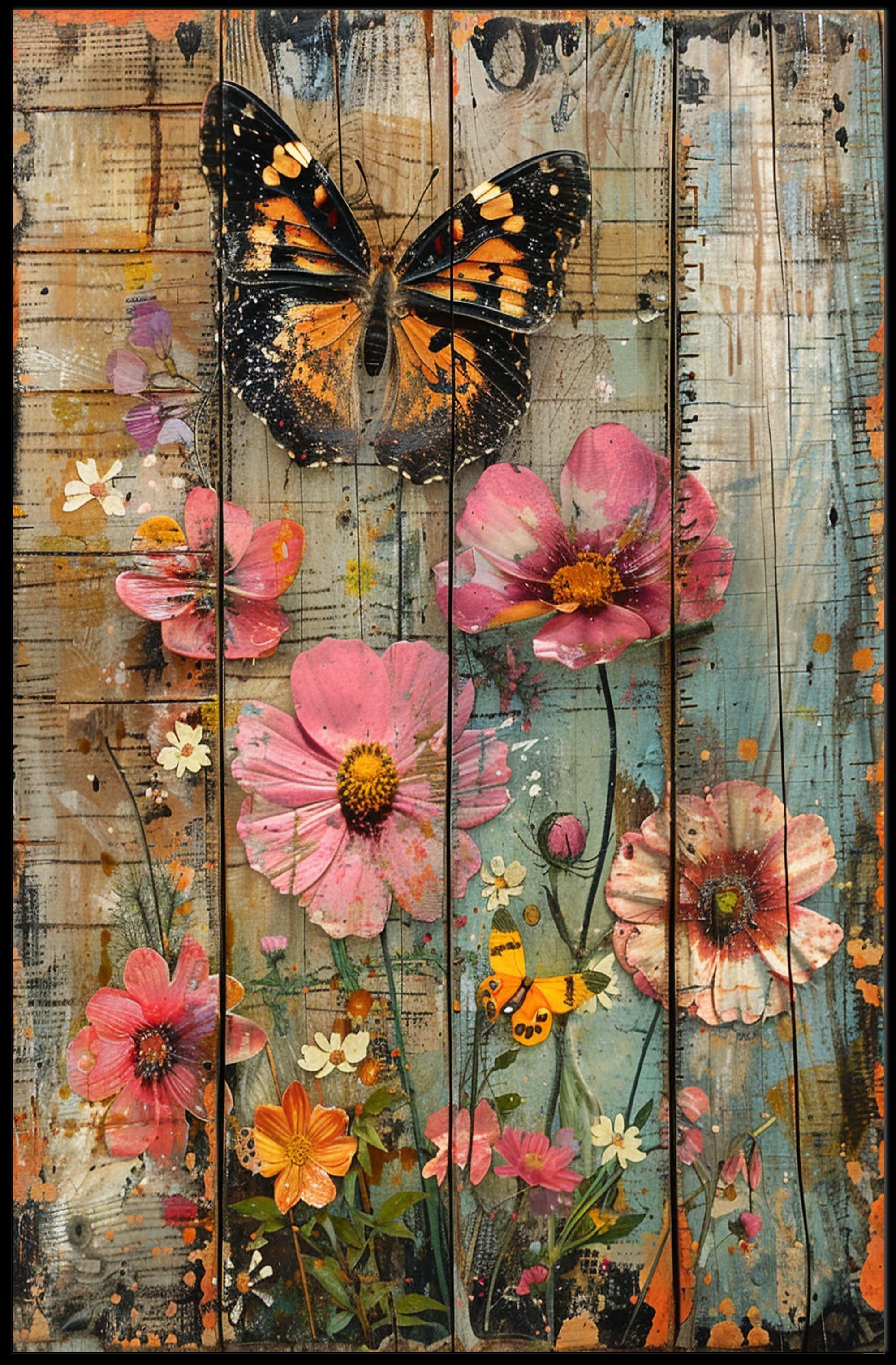 Vibrant Nature Collage Poster PosterGoat