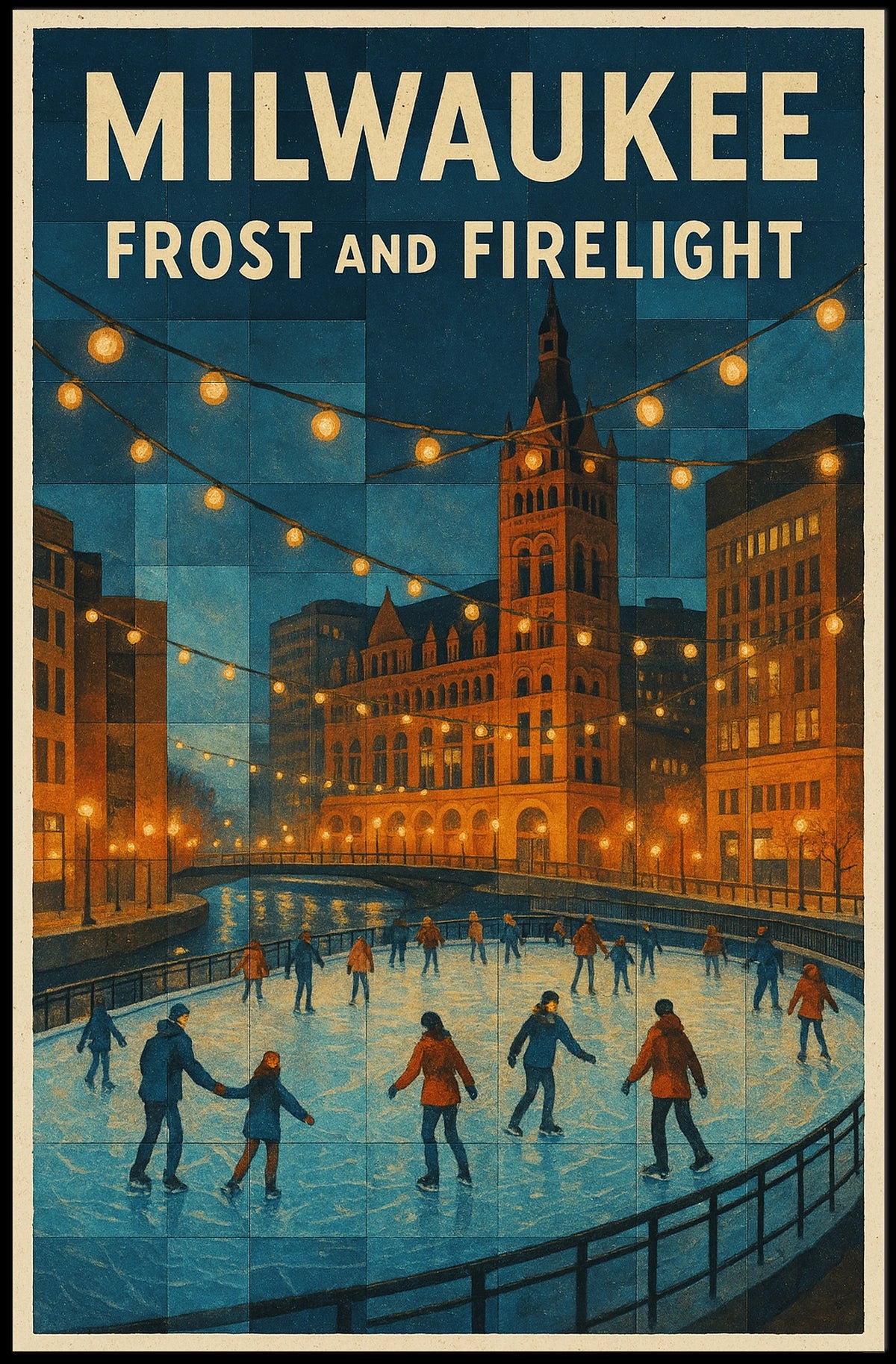Milwaukee Frost And Firelight Poster