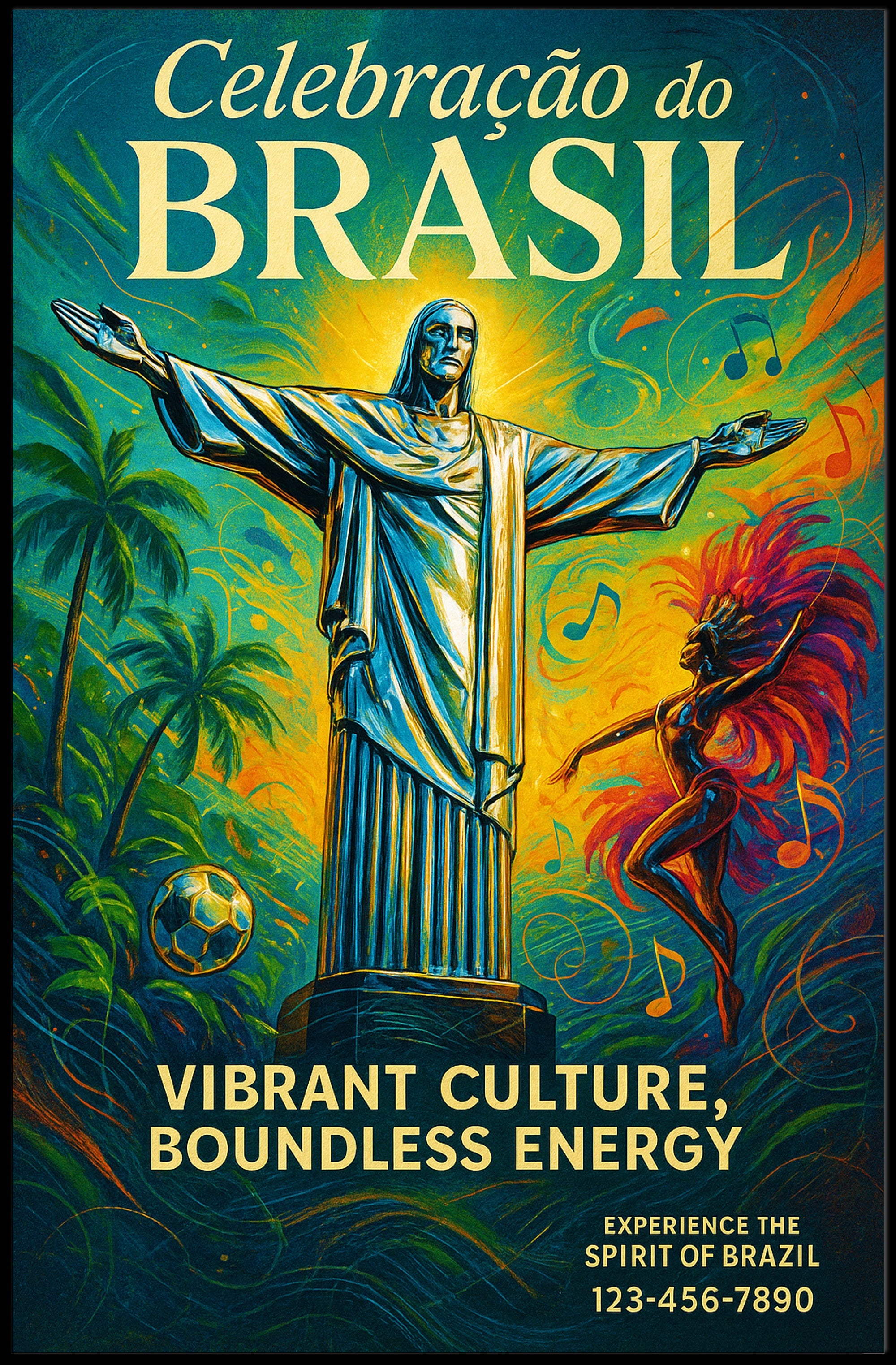 Celebration of Brazil Poster
