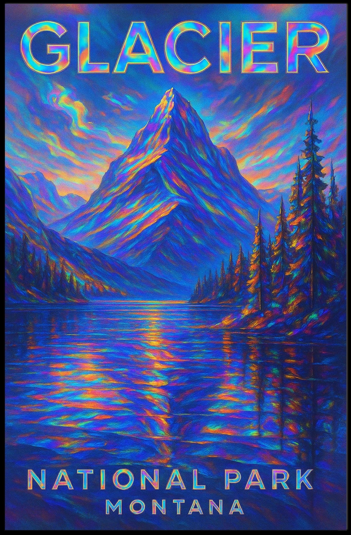 Glacier National Park Montana Poster