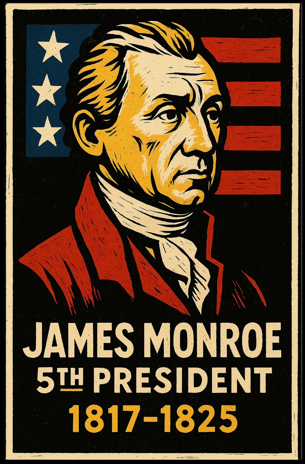 James Monroe 5Th President Poster