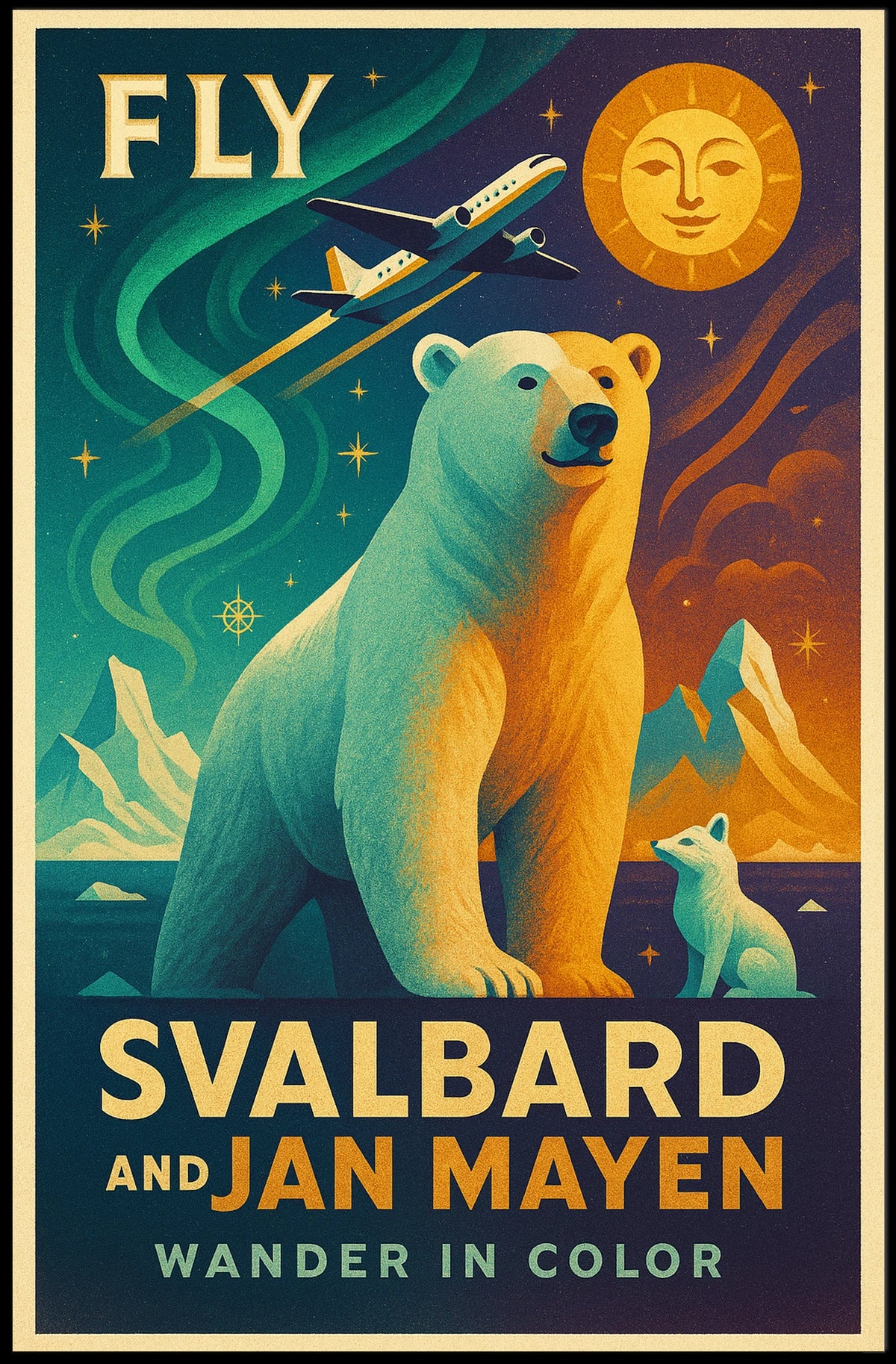 Explore Svalbard And Jan Mayen Poster