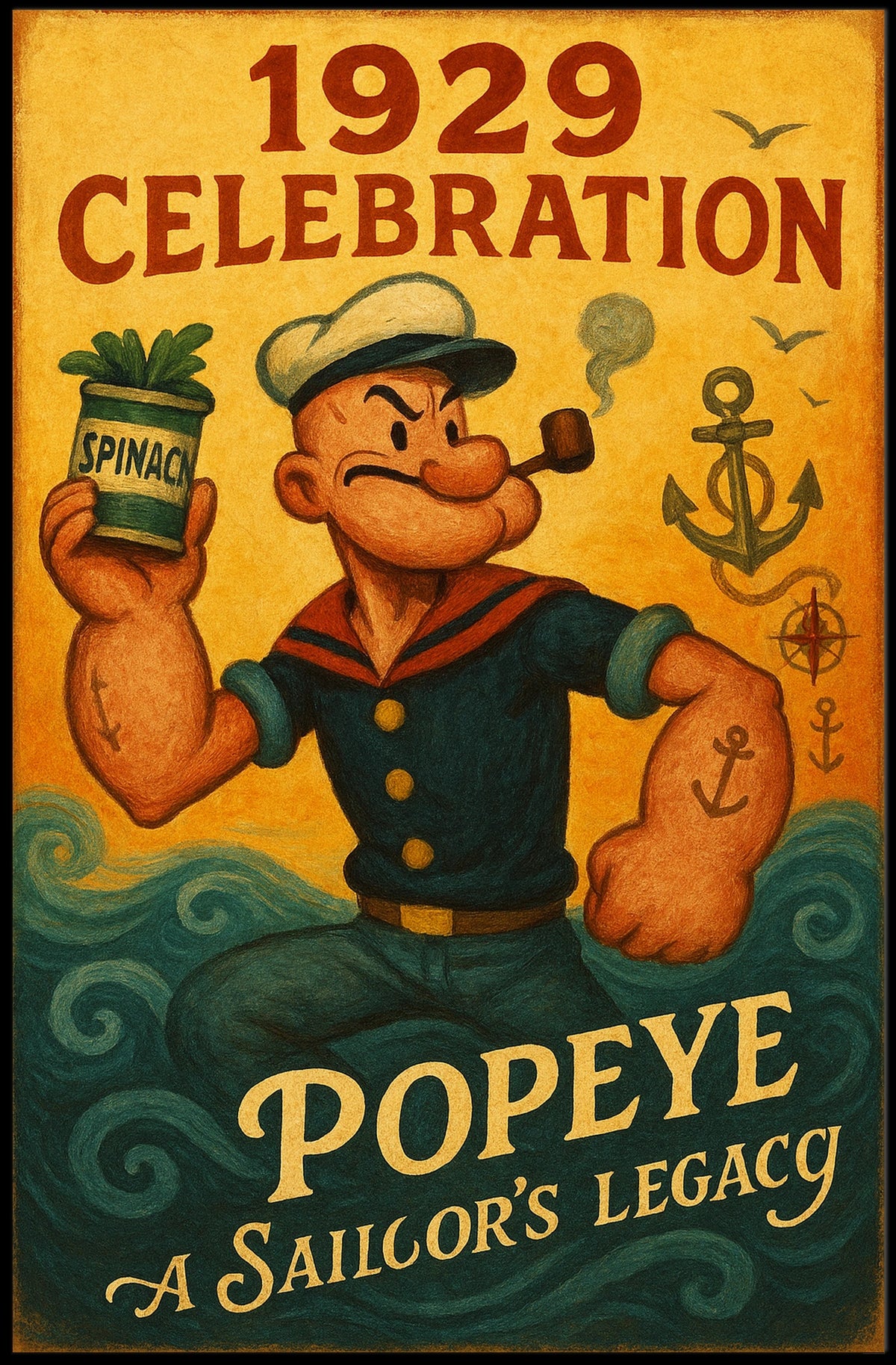 Popeye 1929 Art Poster POP-45