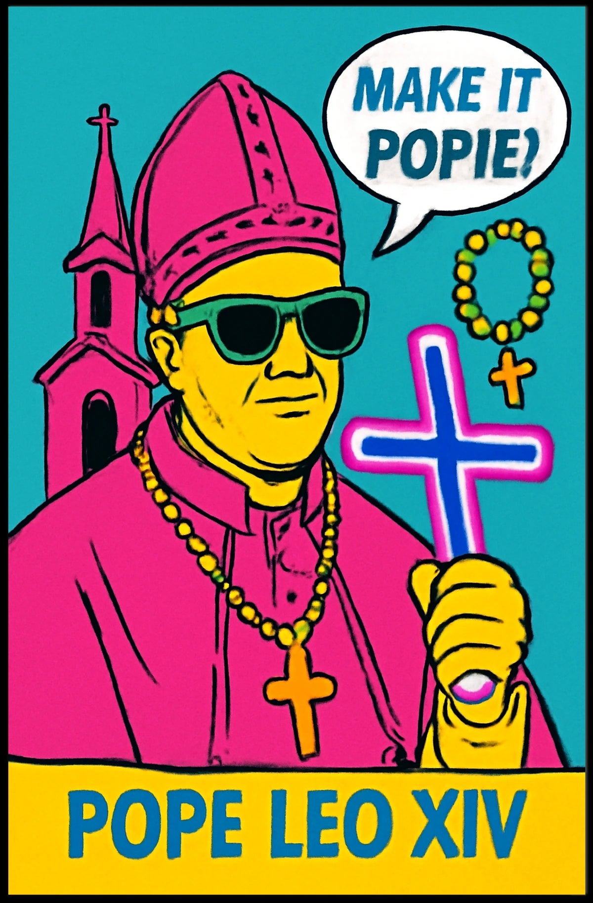 Pope Leo Xiv Poster