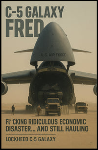 Military Aircraft with Tank U.S. Air Force Poster