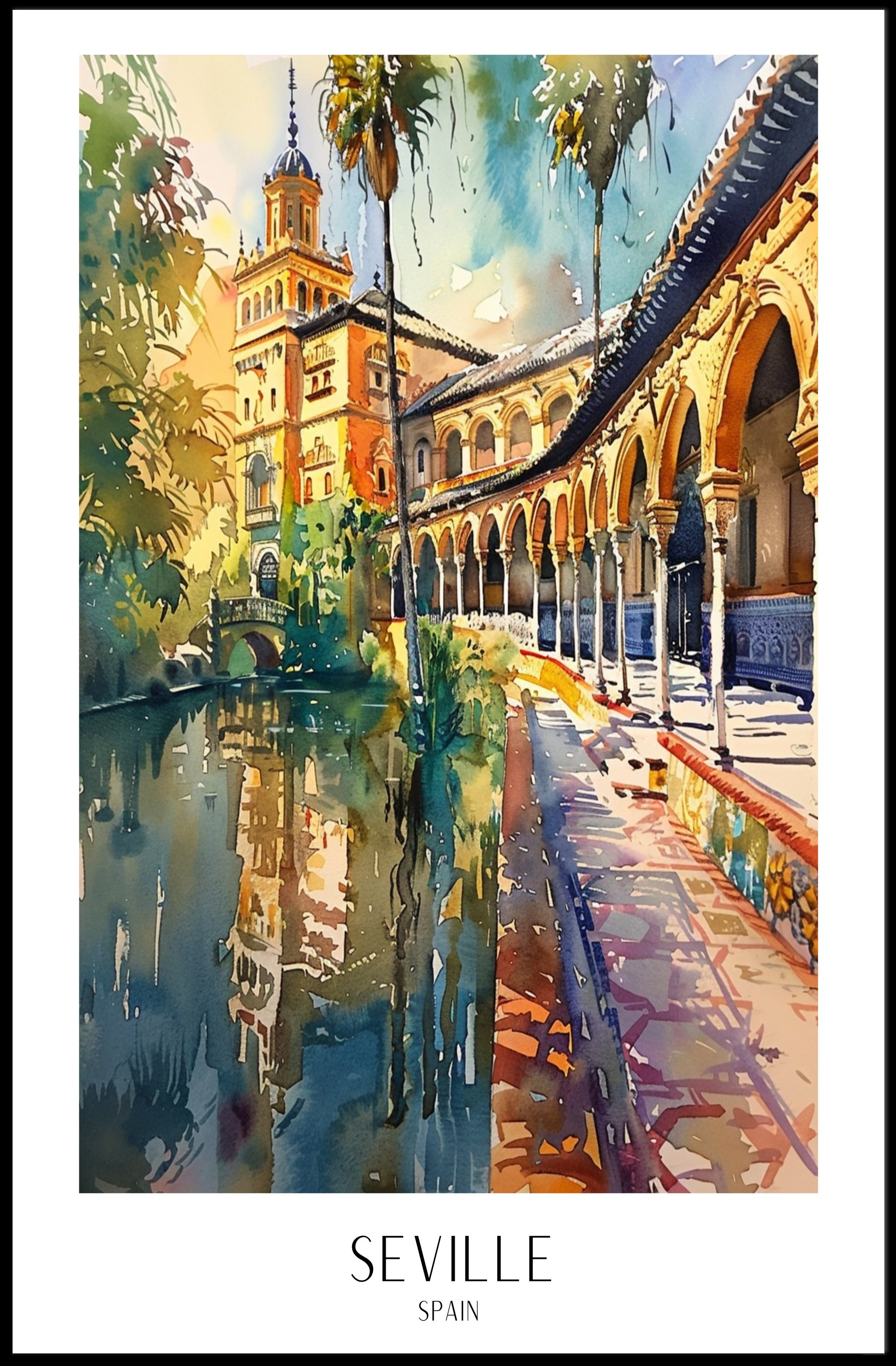 Seville, Spain Poster PosterGoat