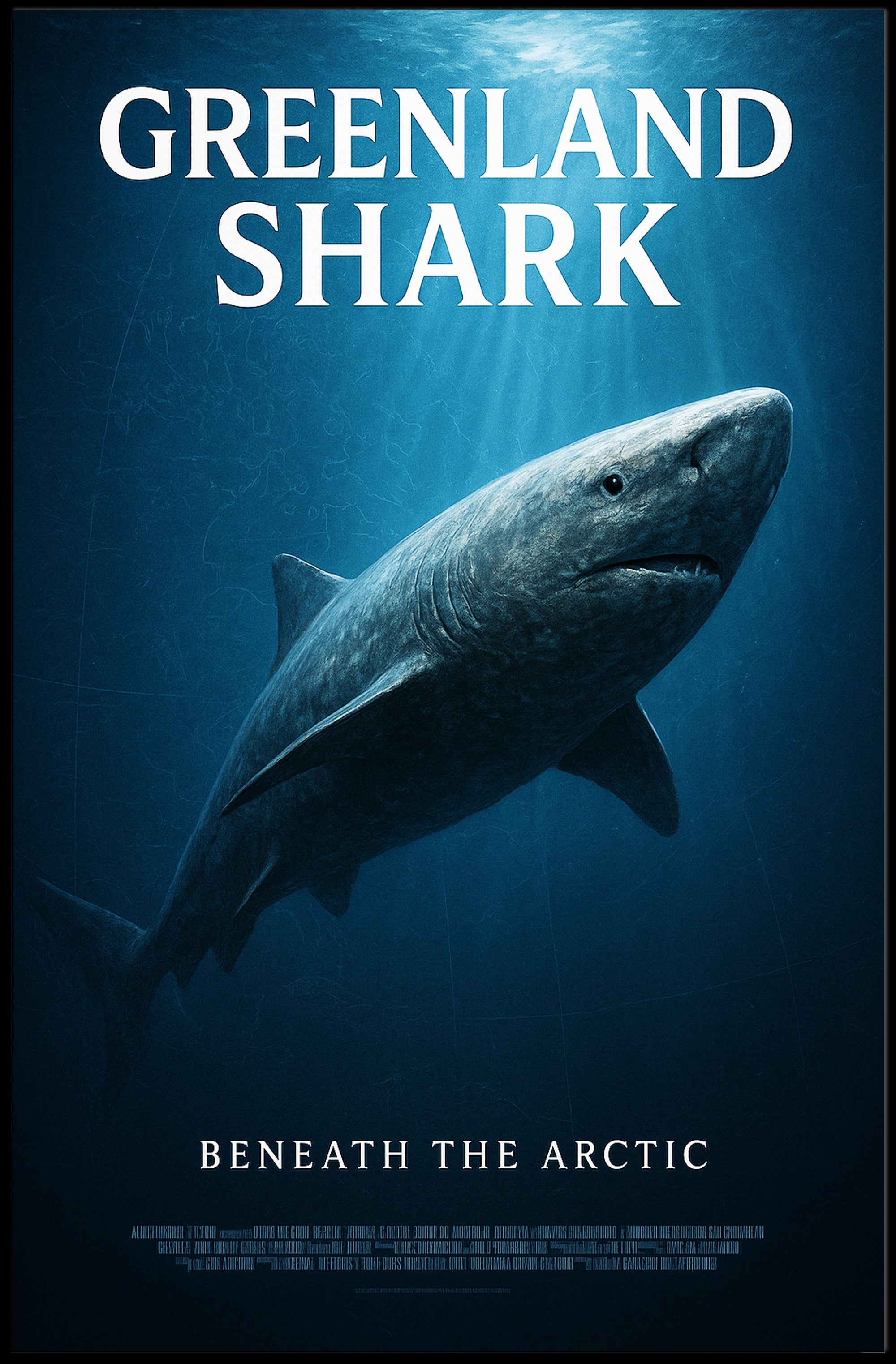 Greenland Shark Beneath the Arctic Poster PosterGoat