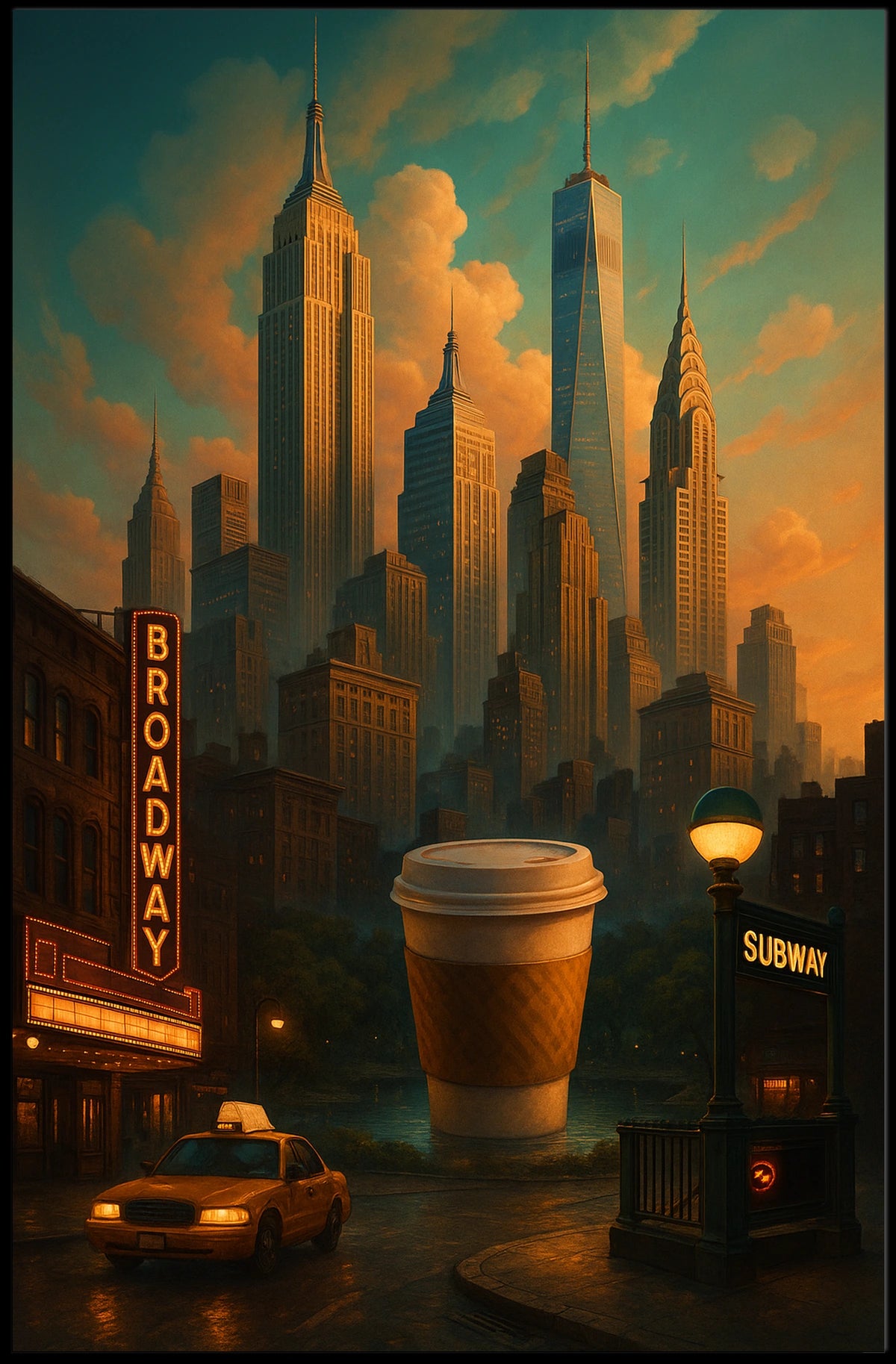 Artistic Expression Abstract Wall Decor Poster