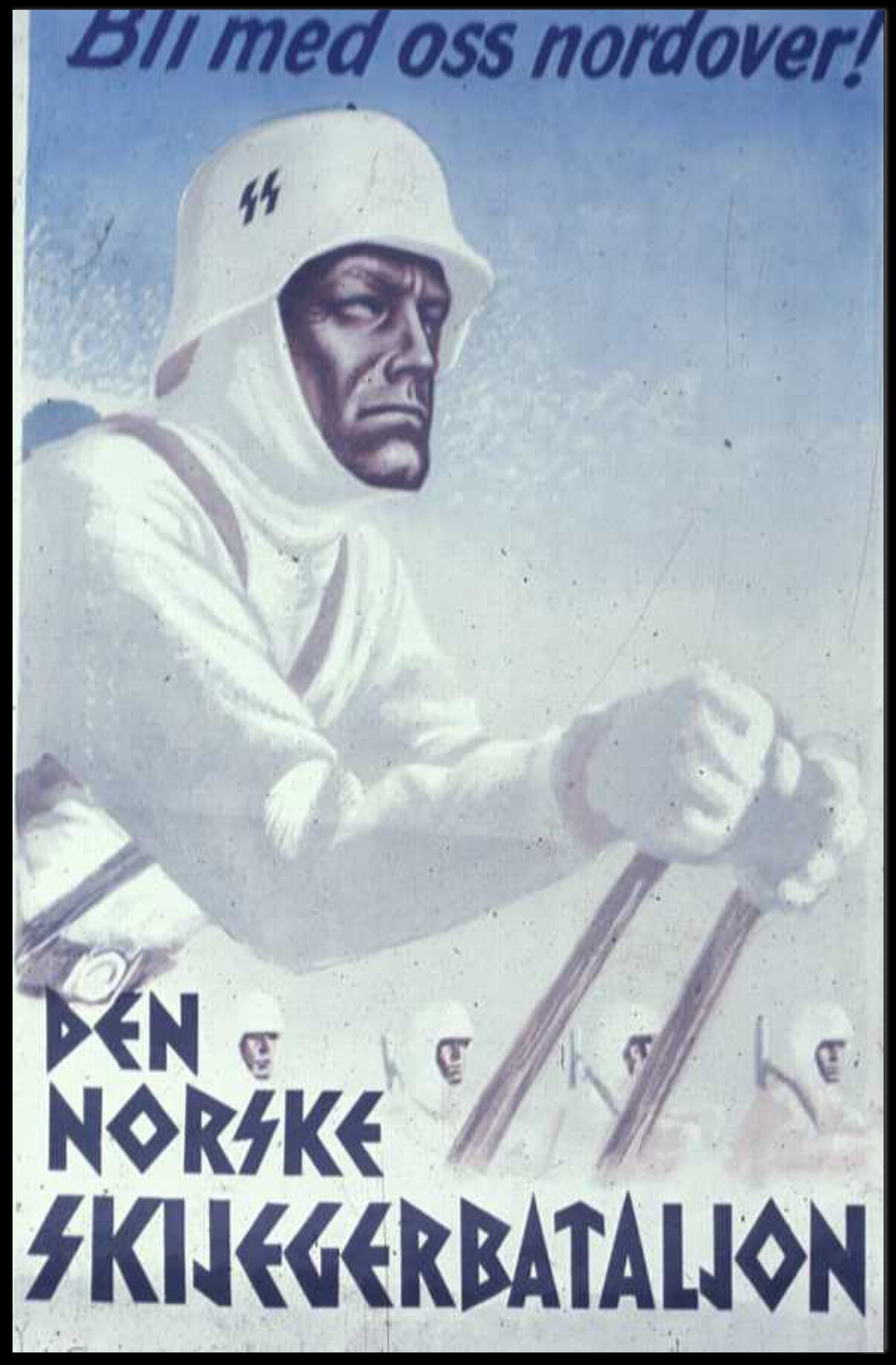 Den Norske Skijegerbataljon Recruitment Poster PosterGoat