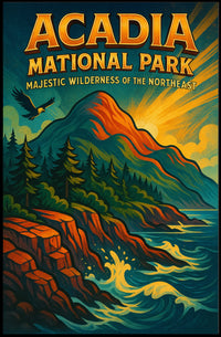 Acadia National Park Majestic Poster