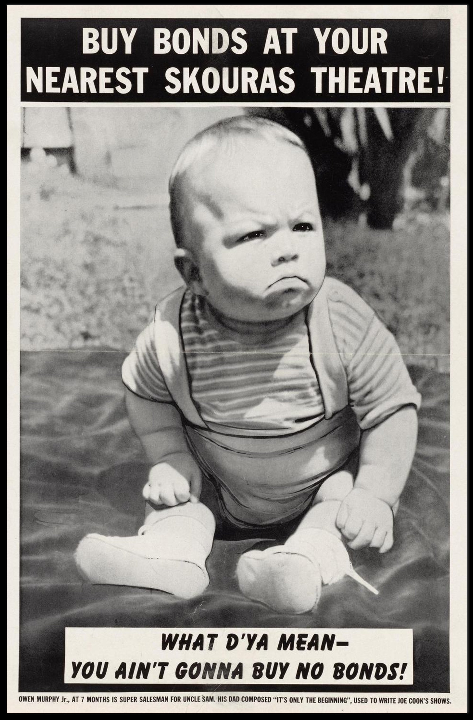 Baby Bond Salesman Poster PosterGoat