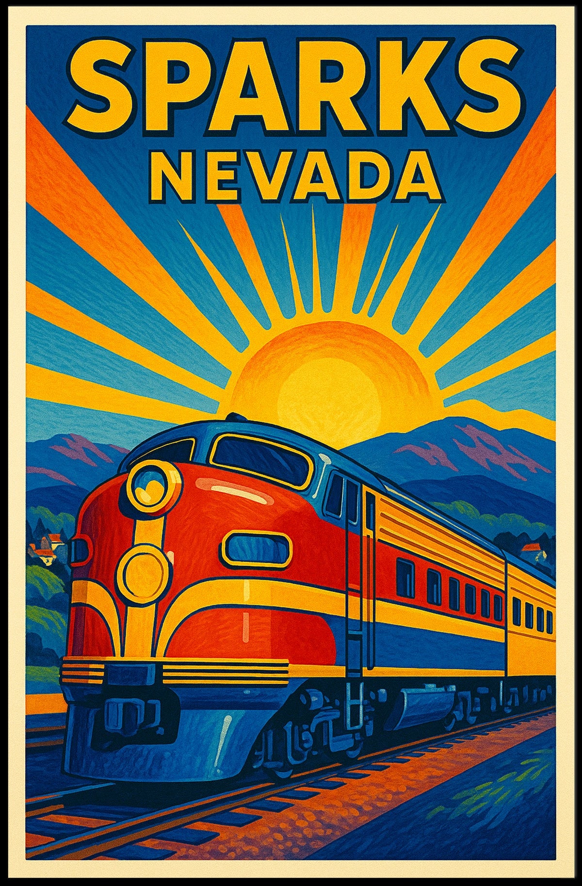Sparks, Nevada Poster