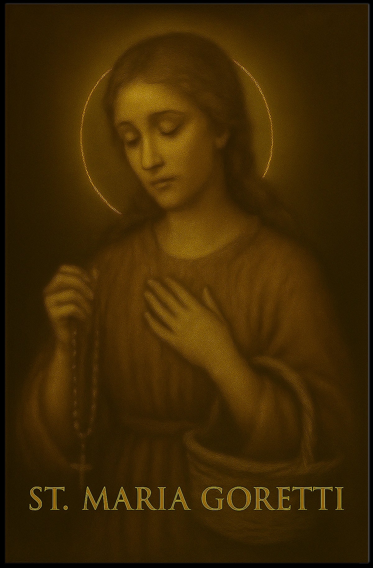 St. Maria Goretti Poster