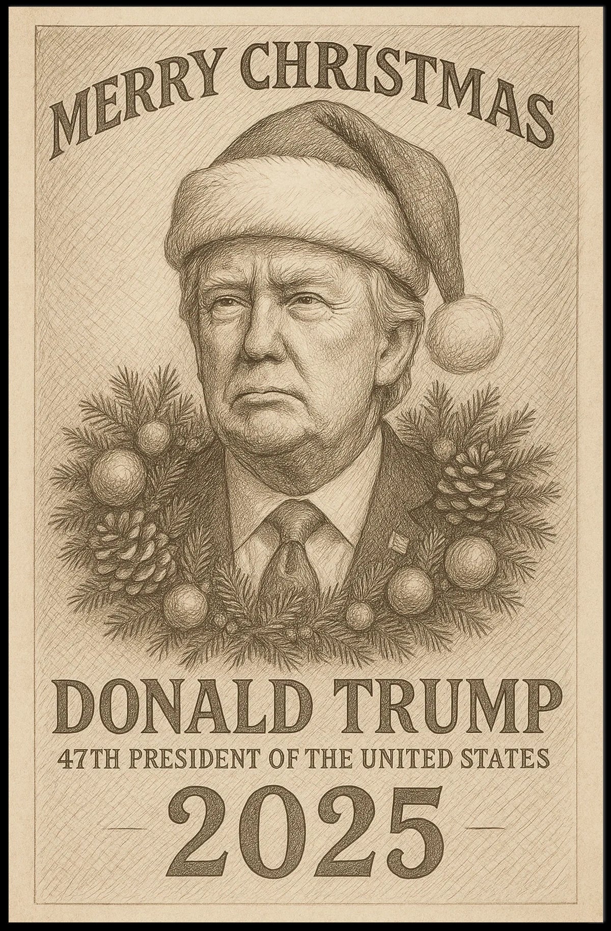 Donald Trump 47th President Poster