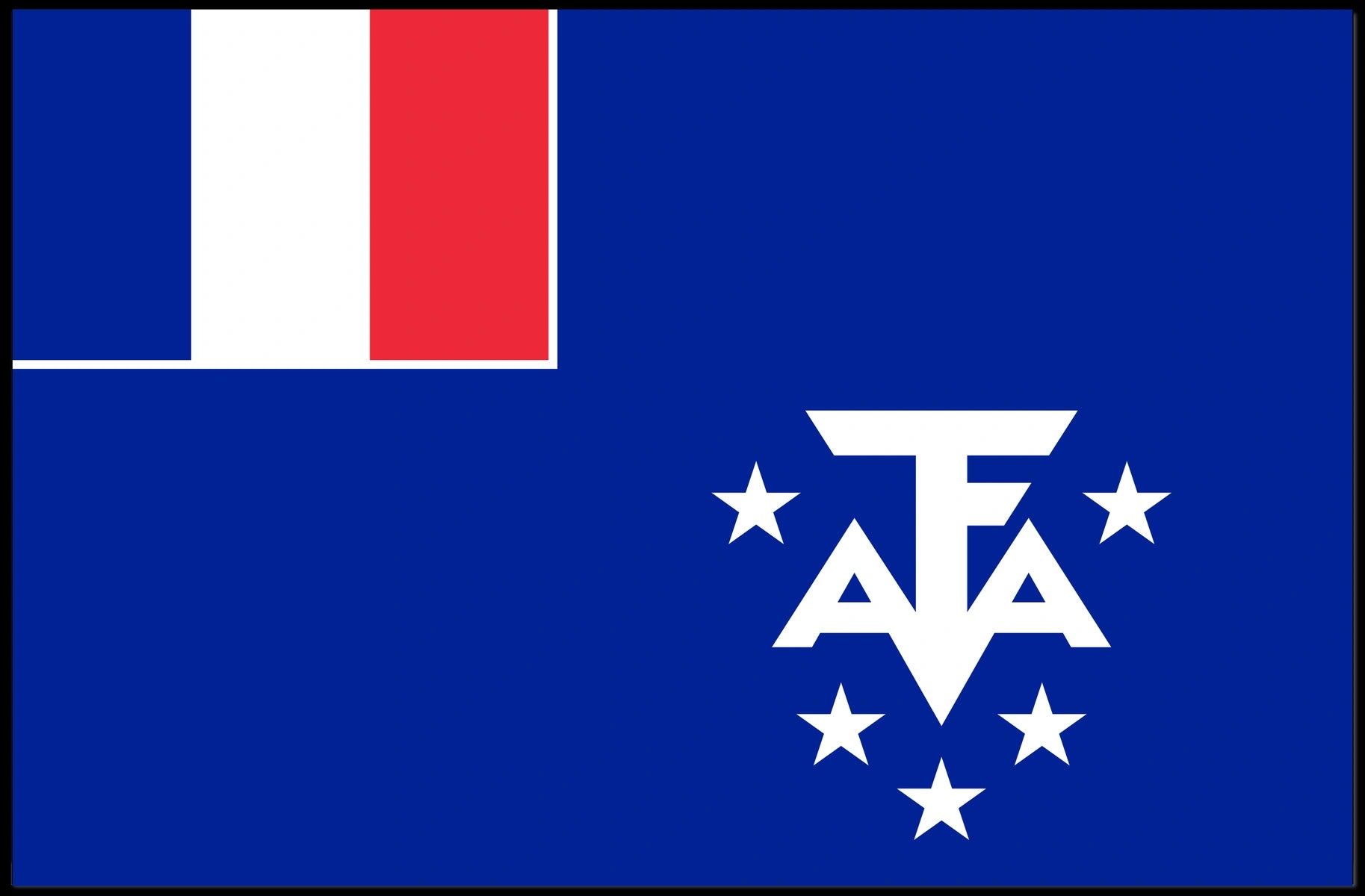 French Southern Territories Flag Poster