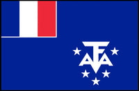 French Southern Territories Flag Poster
