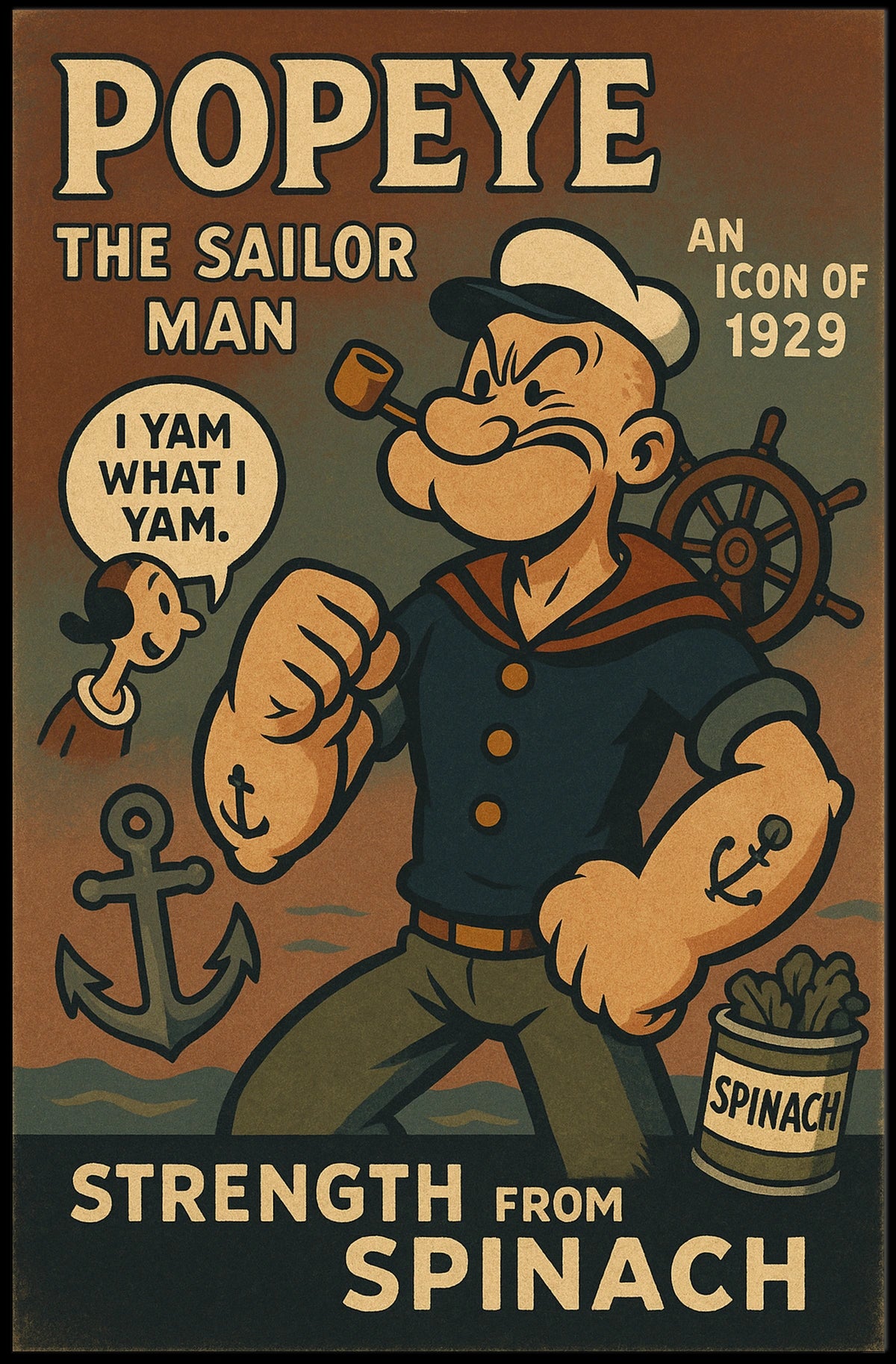 Popeye 1929 Art Poster POP-68
