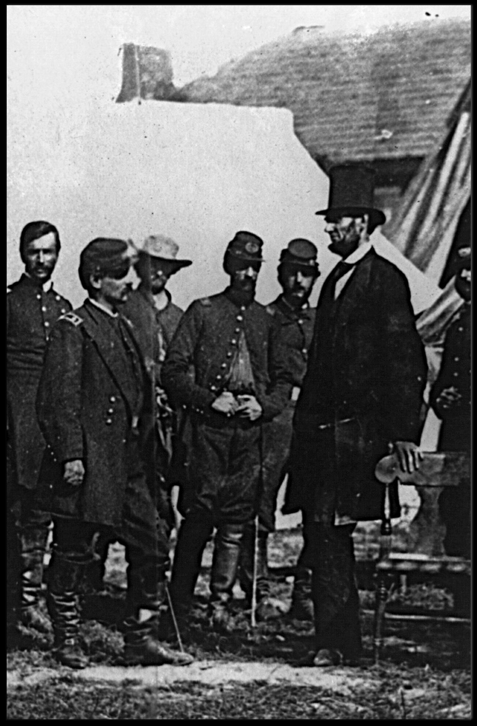 Lincoln & Johnson Union Banner 1864 Poster PosterGoat