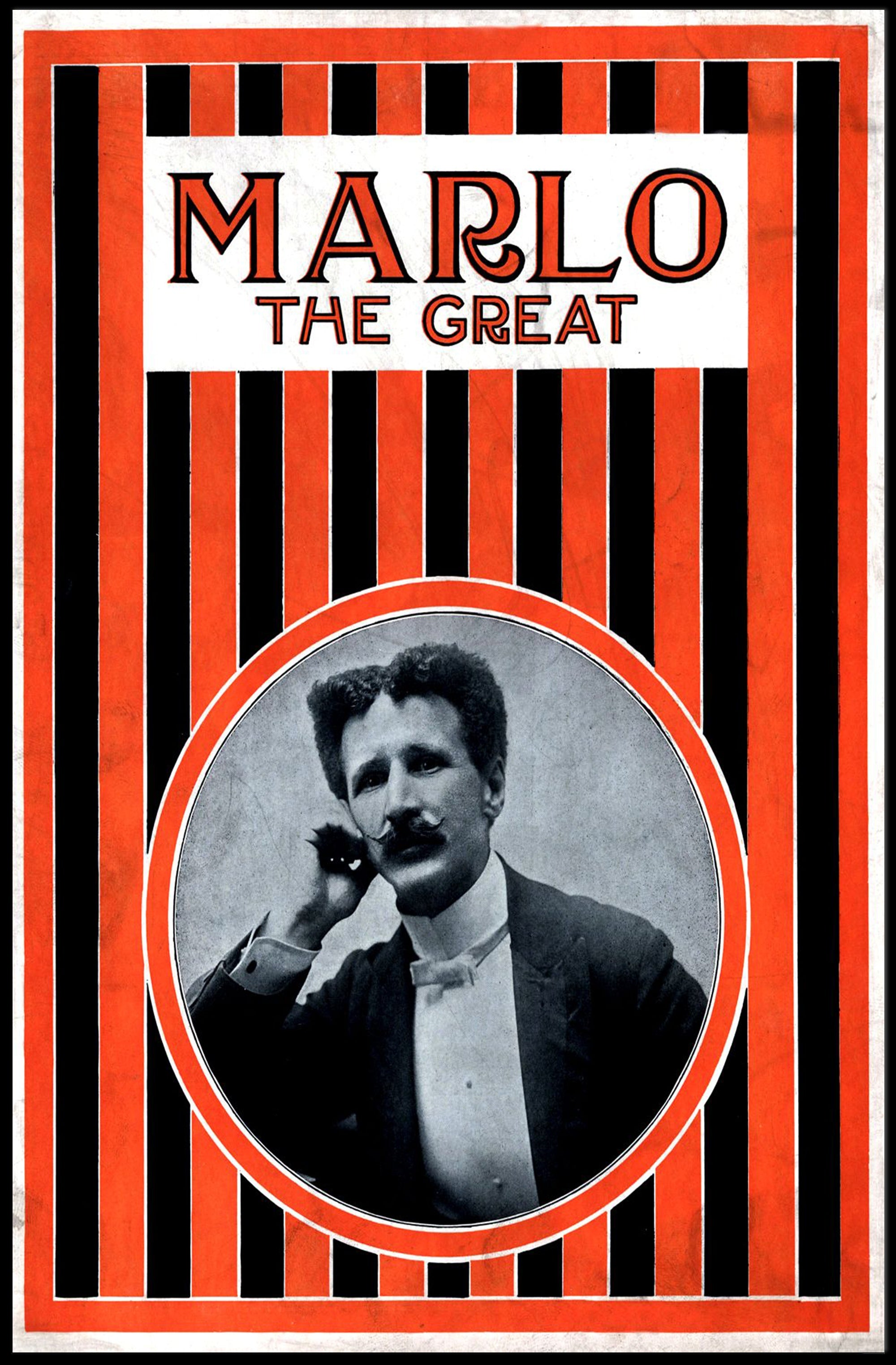 Marlo The Great Vintage Performer Historical Poster