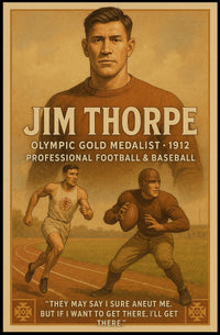 Epic Olympic Athlete Tribute Poster