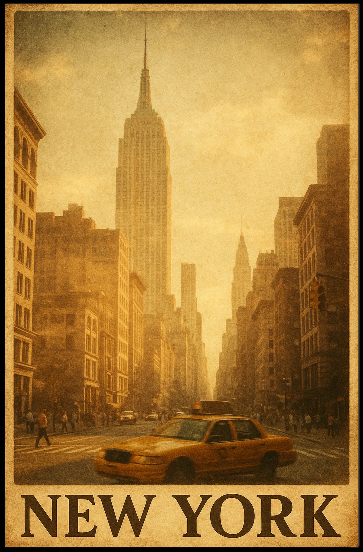 Vintage New York City Vintage Poster