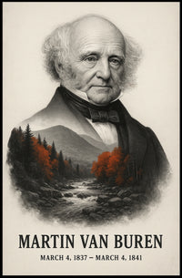 Martin Van Buren 8th President of the United States Reflections Poster