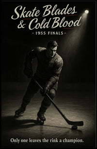 Skate Blades Cold Blood 1955 Finals Poster