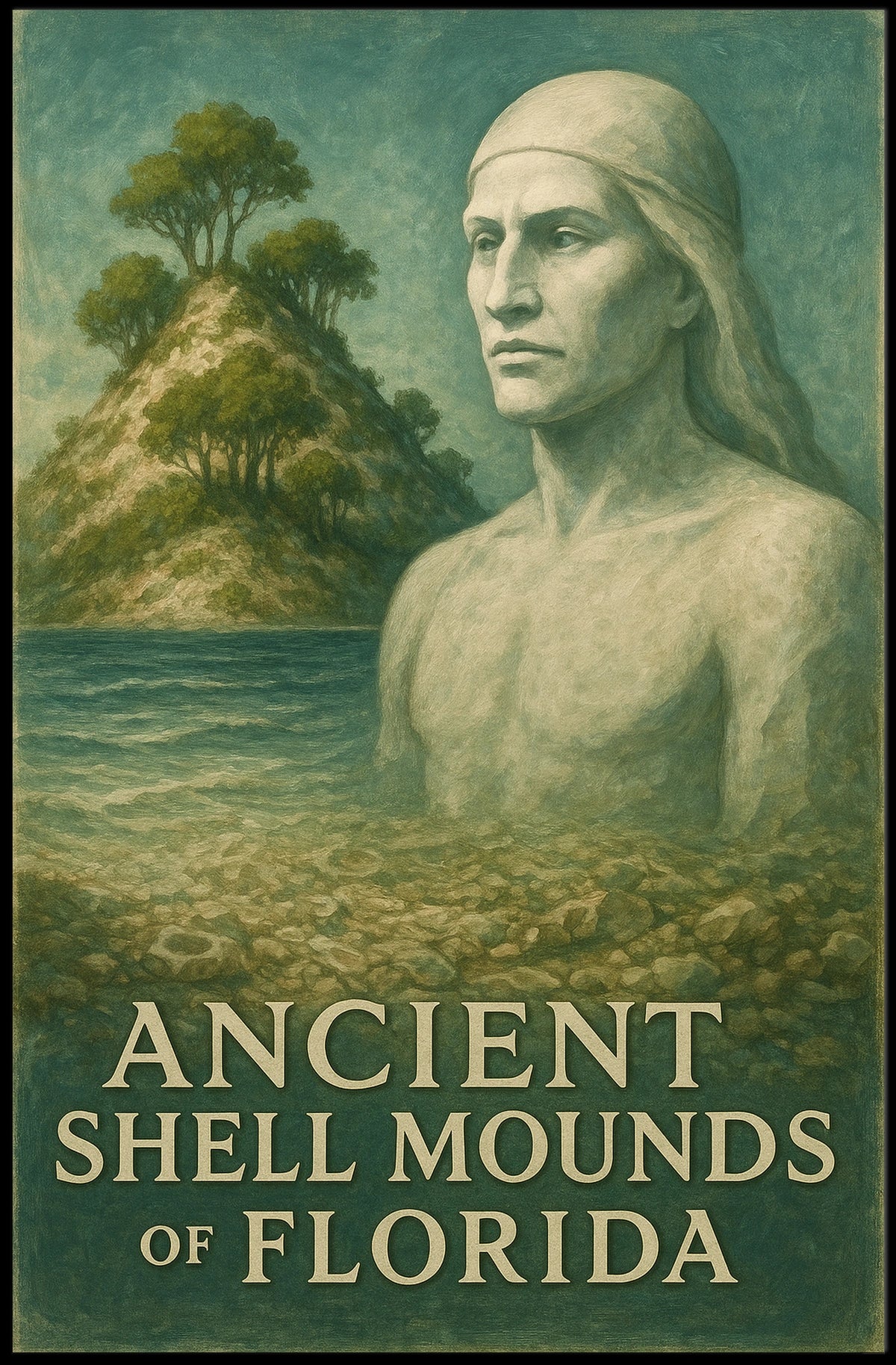 Ancient Shell Mounds Of Florida Poster