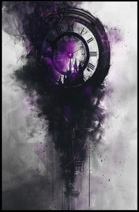 Ancient Egyptian Cosmic Crow Surrealism Art Poster PosterGoat