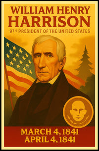 William Henry Harrison 9th President Poster
