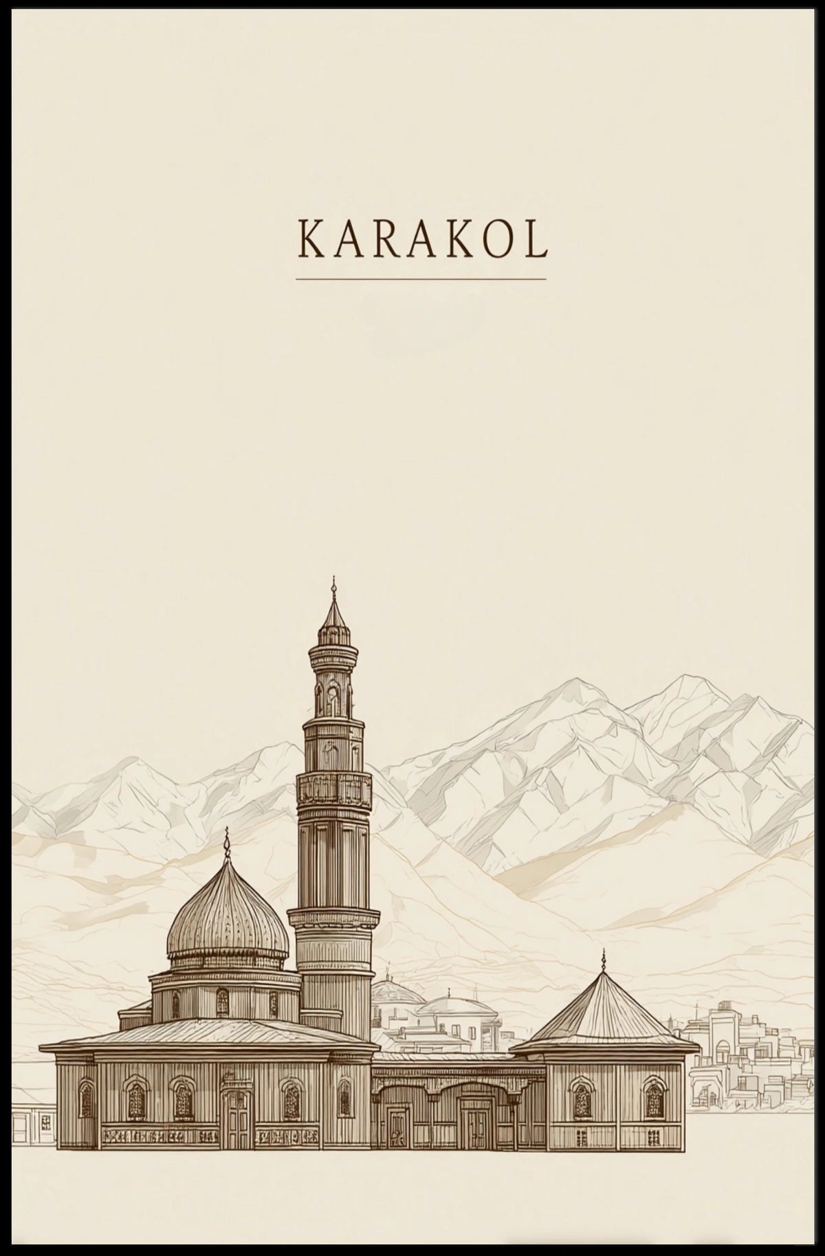 Karakol Architecture Poster