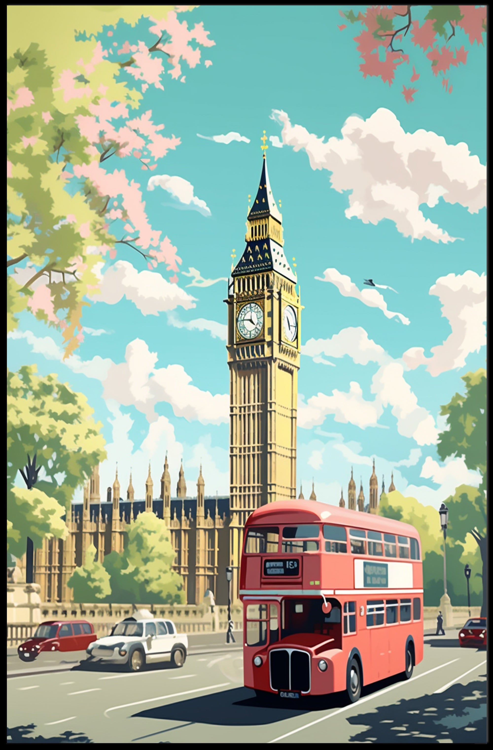 London Iconic Scene Poster