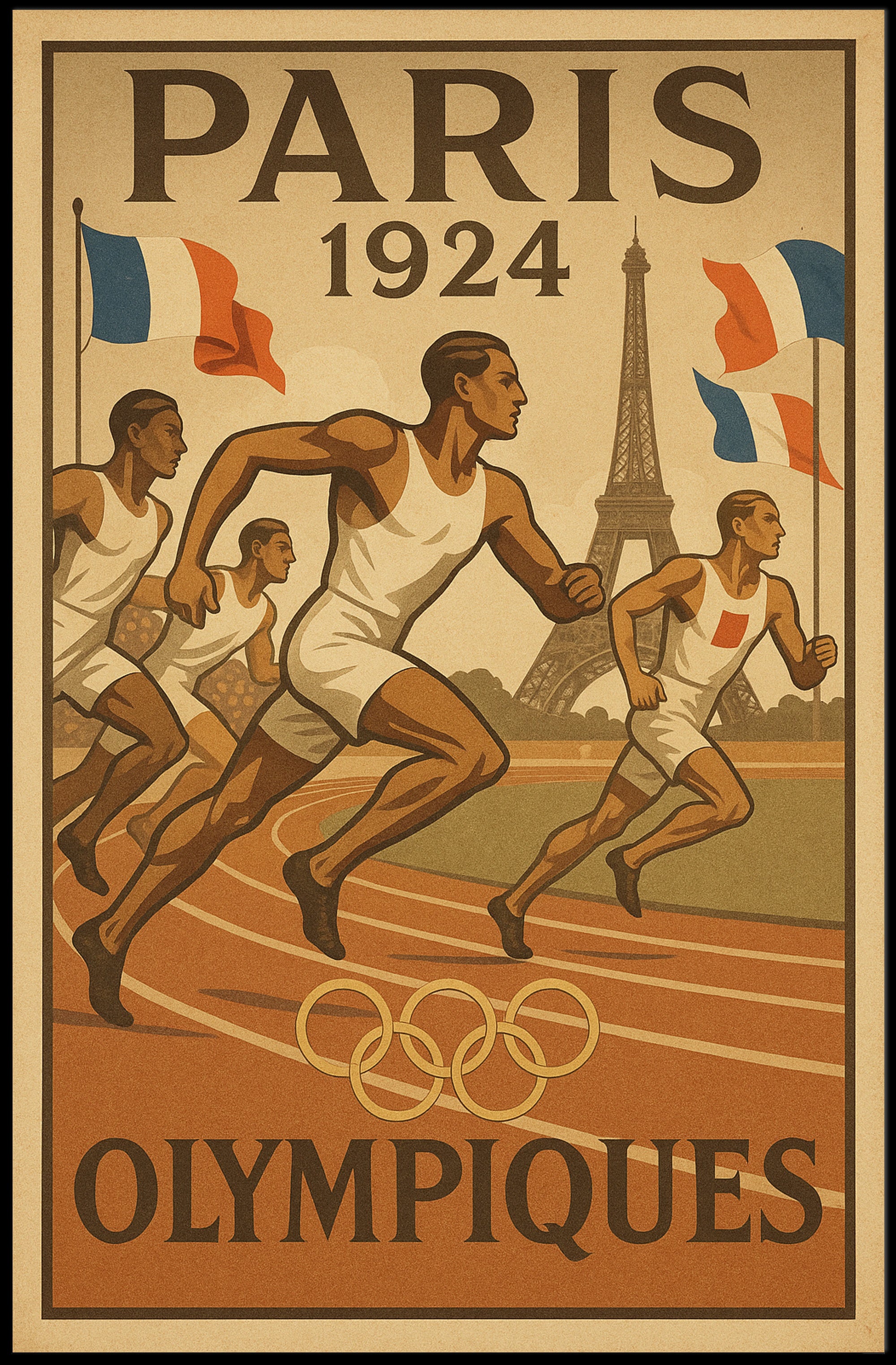 Paris 1924 Olympics Poster PosterGoat