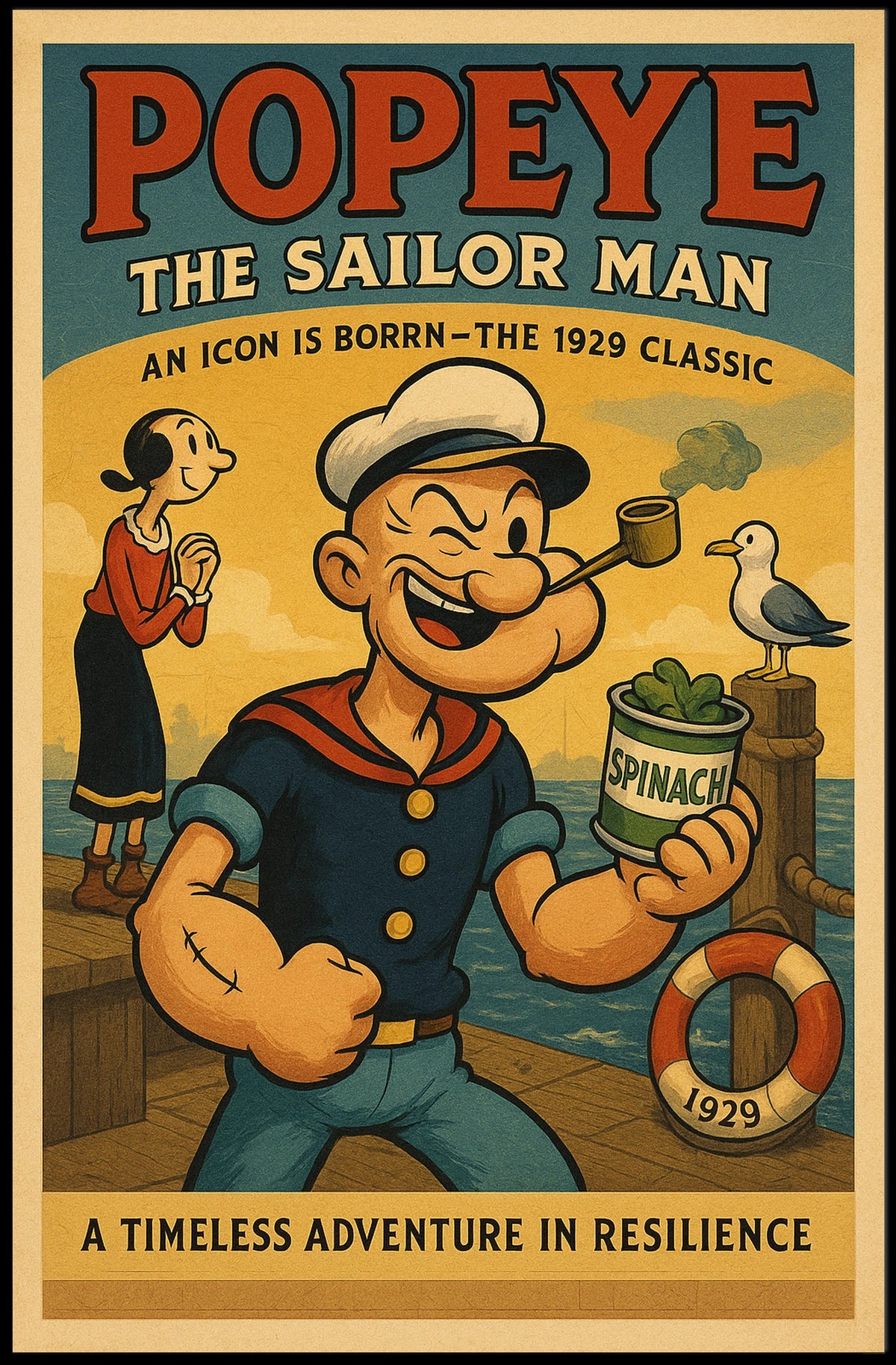 Popeye 1929 Art Poster POP-42