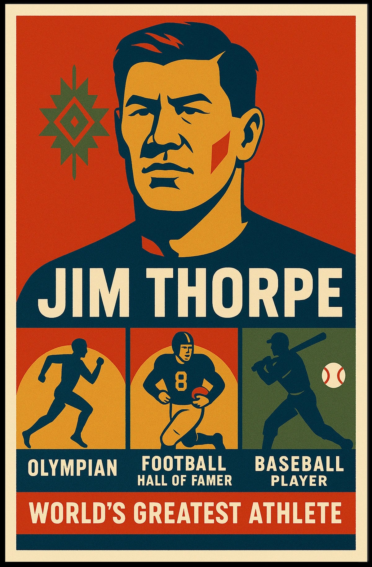 Celebrating Jim Thorpe Poster