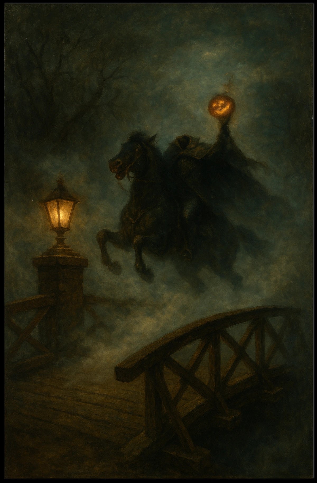 The Headless Horseman Rides Poster