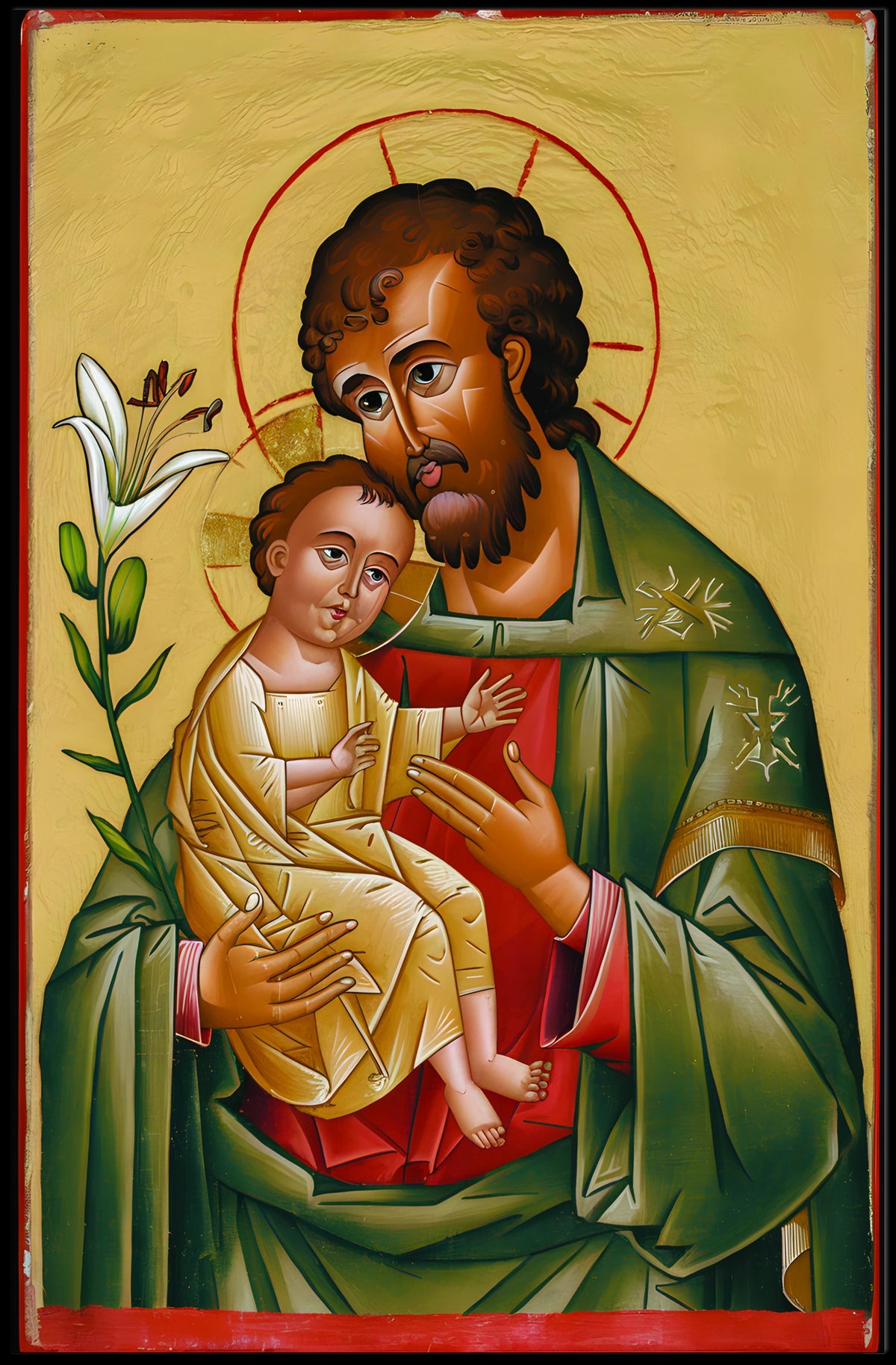 Iconic Embrace Poster