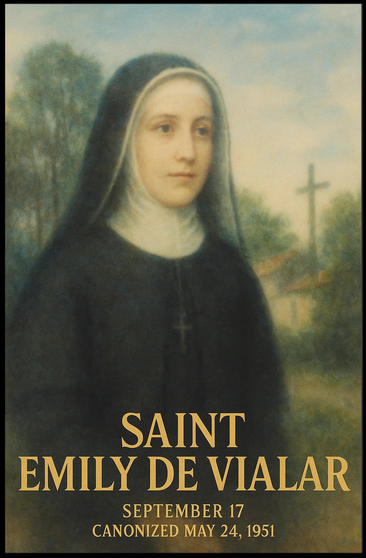 Saint Emily De Vialar Poster