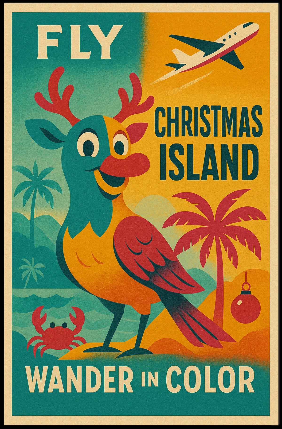 Fly to Christmas Island Poster