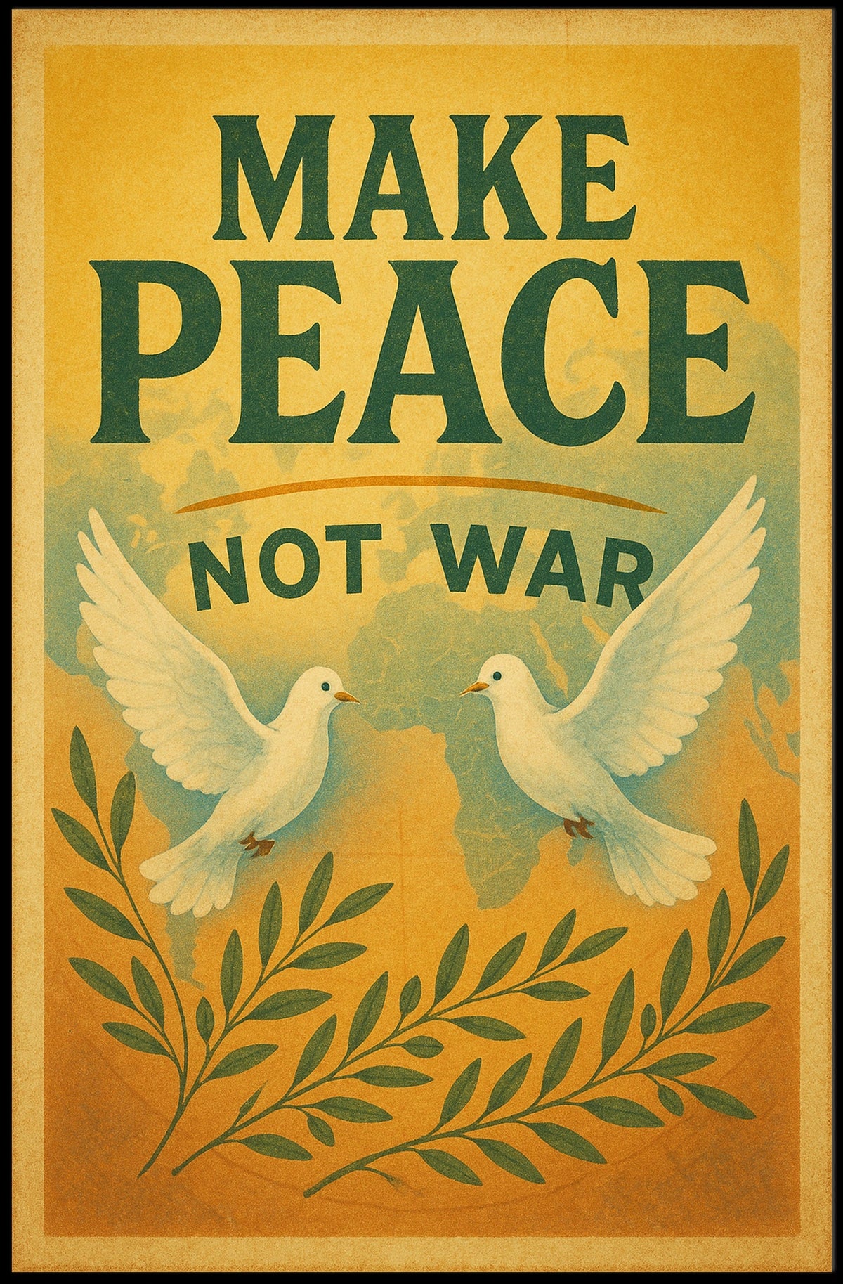 Make Peace Not War Poster