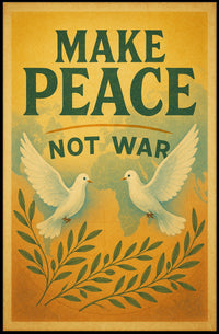 Make Peace Not War Poster