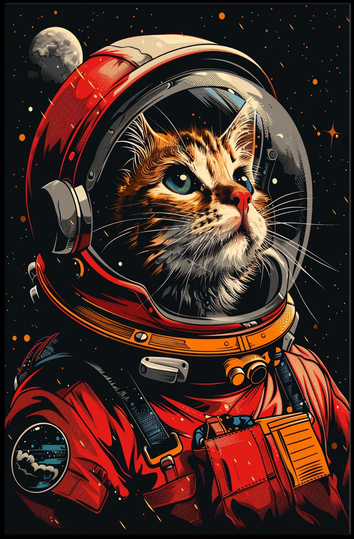 Cosmic Cat Explorer Poster