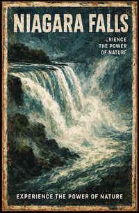 Niagara Falls The Power of Nature Poster PosterGoat
