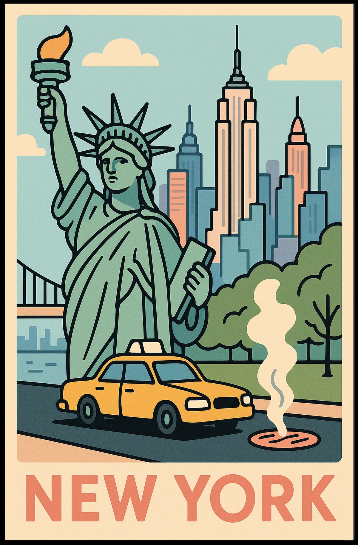 New York City Vibes Poster