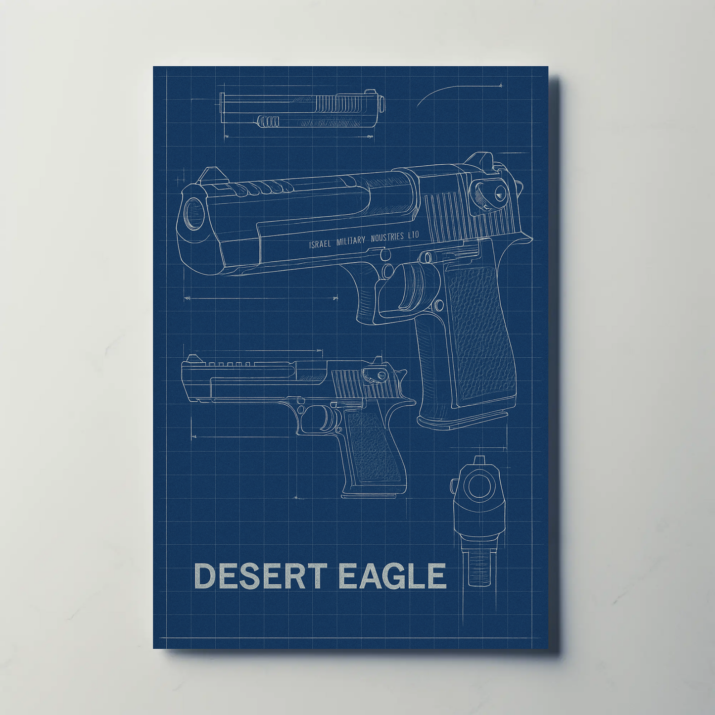 Desert Eagle Technical Blueprint IMIS Poster