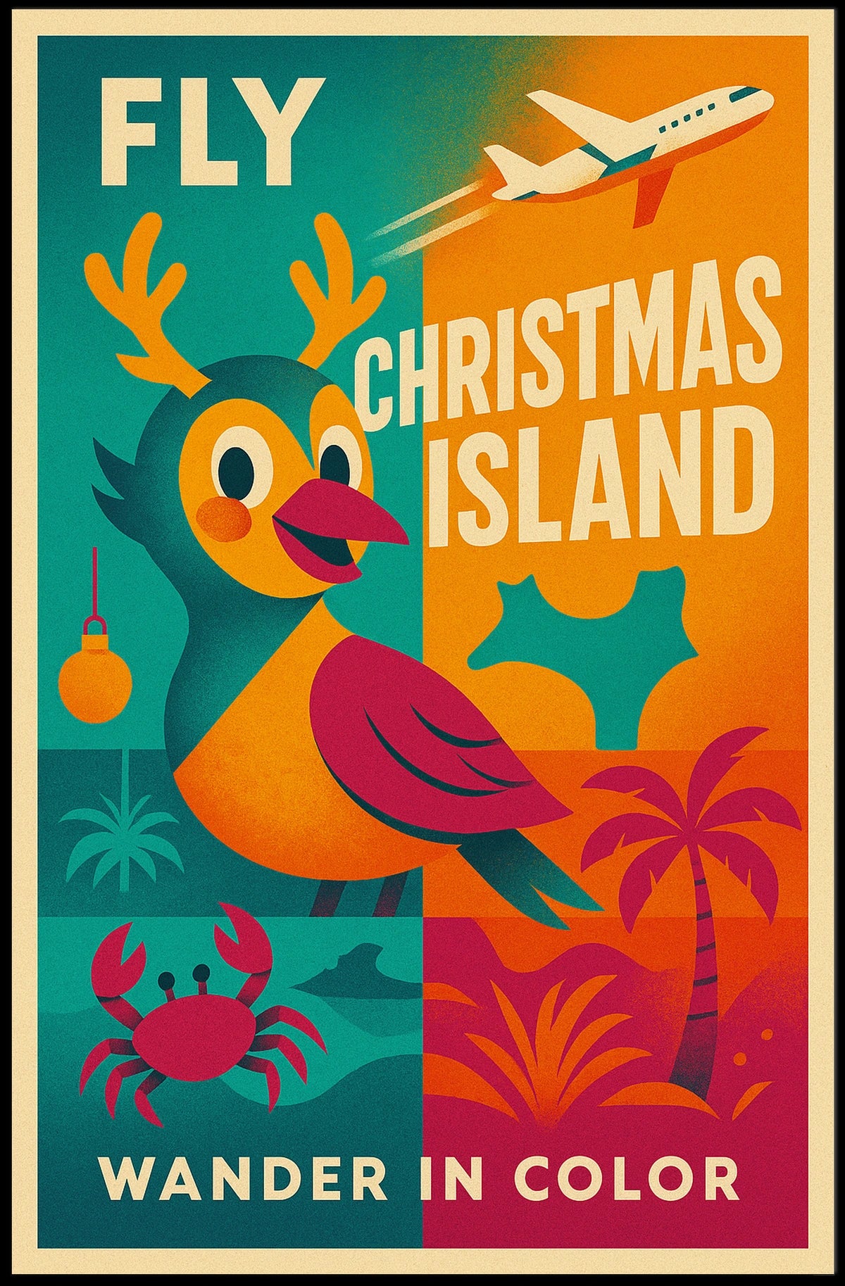 Fly to Christmas Island Poster