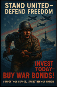 Stand United, Defend Freedom Poster