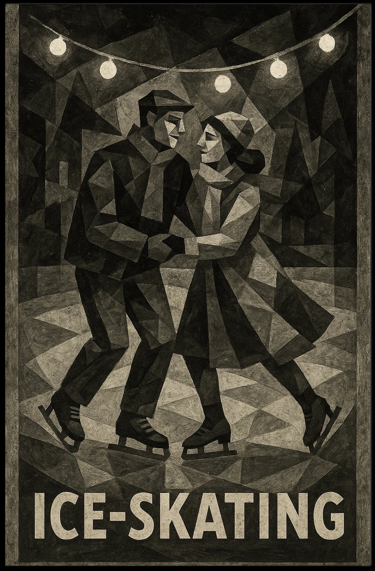 Ice-Skating Romance Poster