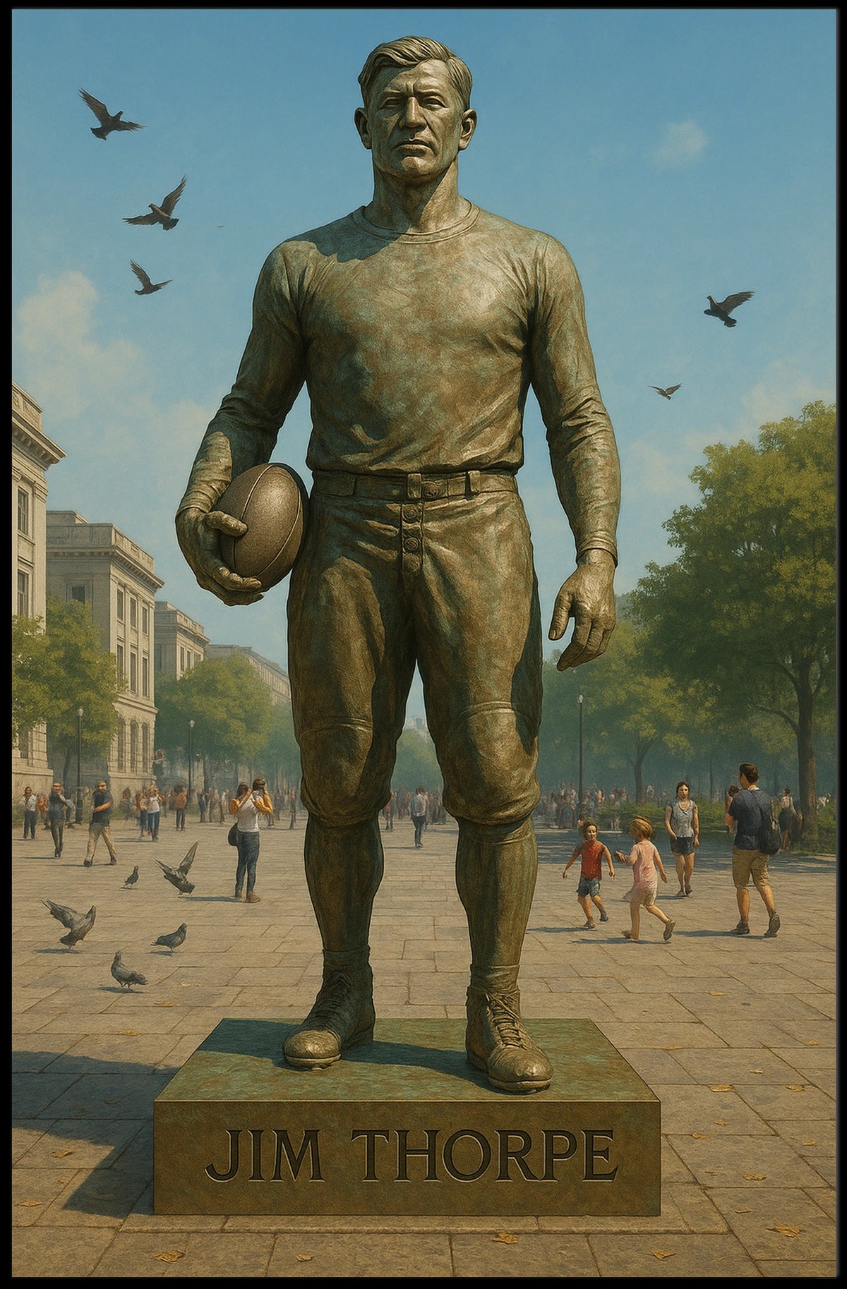 Legacy of a Legend Jim Thorpe Poster